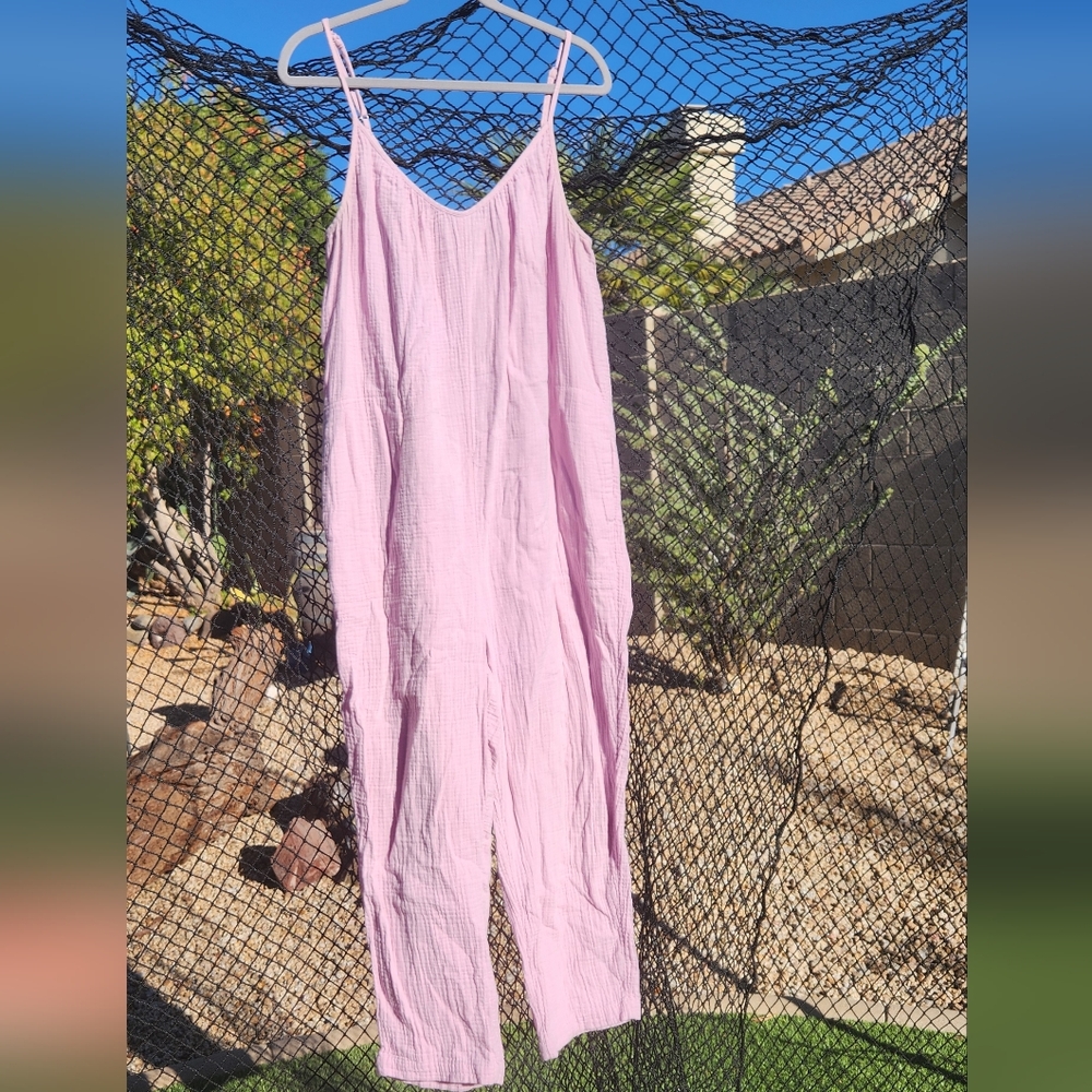 Universal Threads Pink Cotton Romper